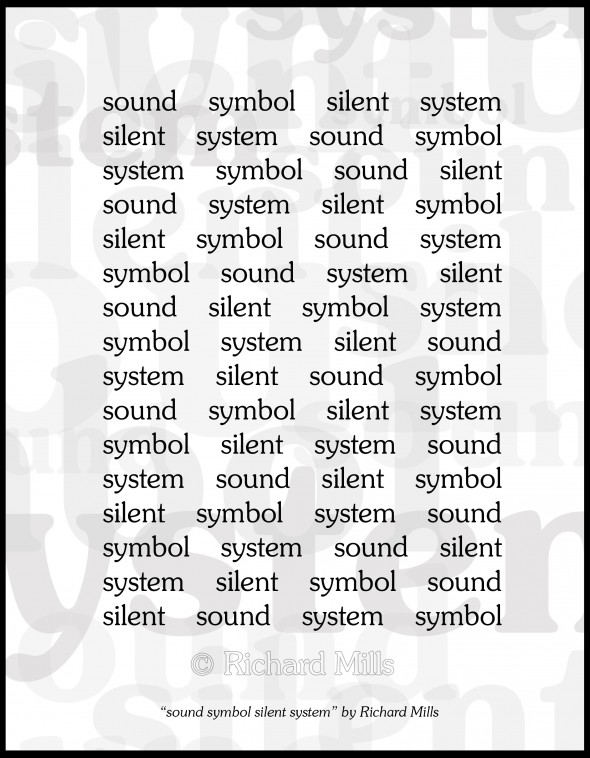 sound system silent symbol 7x9 © Border